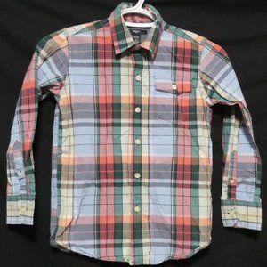 GAP KIDS, Regular Fit, small 6-7 years, plaid button down shirt